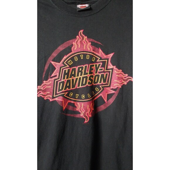 Harley Davidson Motorcycle Myrtle Beach Shirt Size L Black Live Free Ride Free - Picture 6 of 10